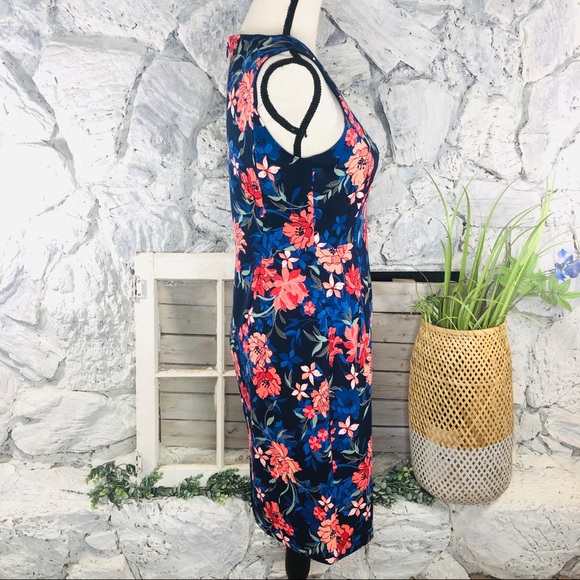 Lands’ End Floral Hawaiian Sheath Dress Sz 4 - Picture 5 of 8